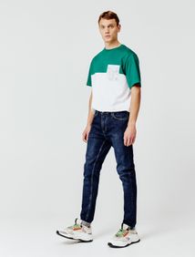 Jean slim basique stone foncé
