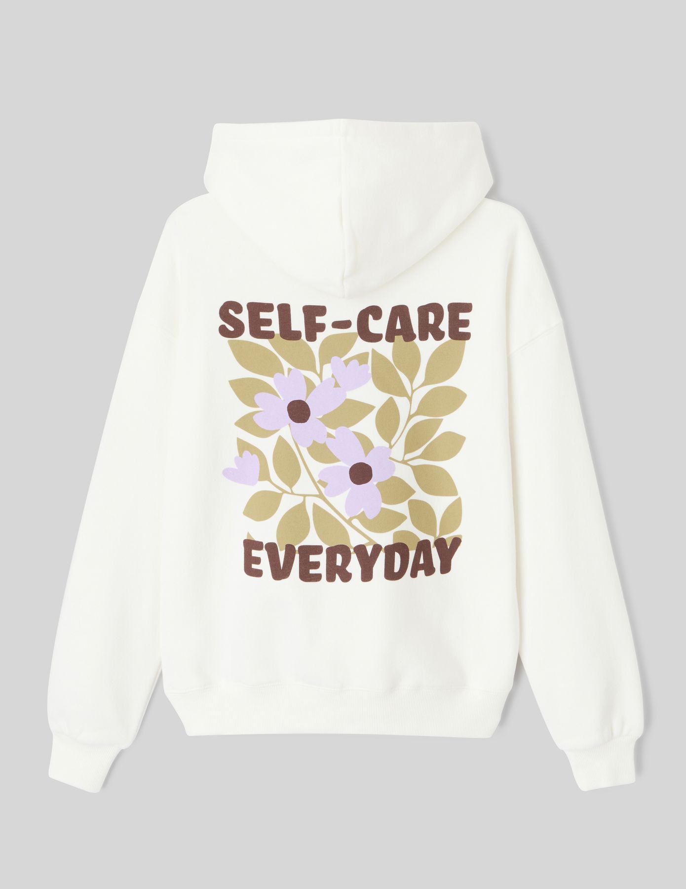 Sweat col capuche imprimé
