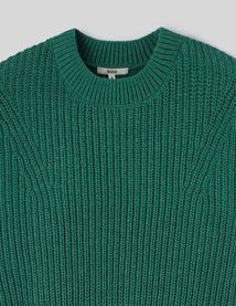 Pull col rond en maille