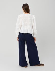 Pantalon fluide à pinces