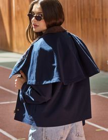 Veste cape amovible