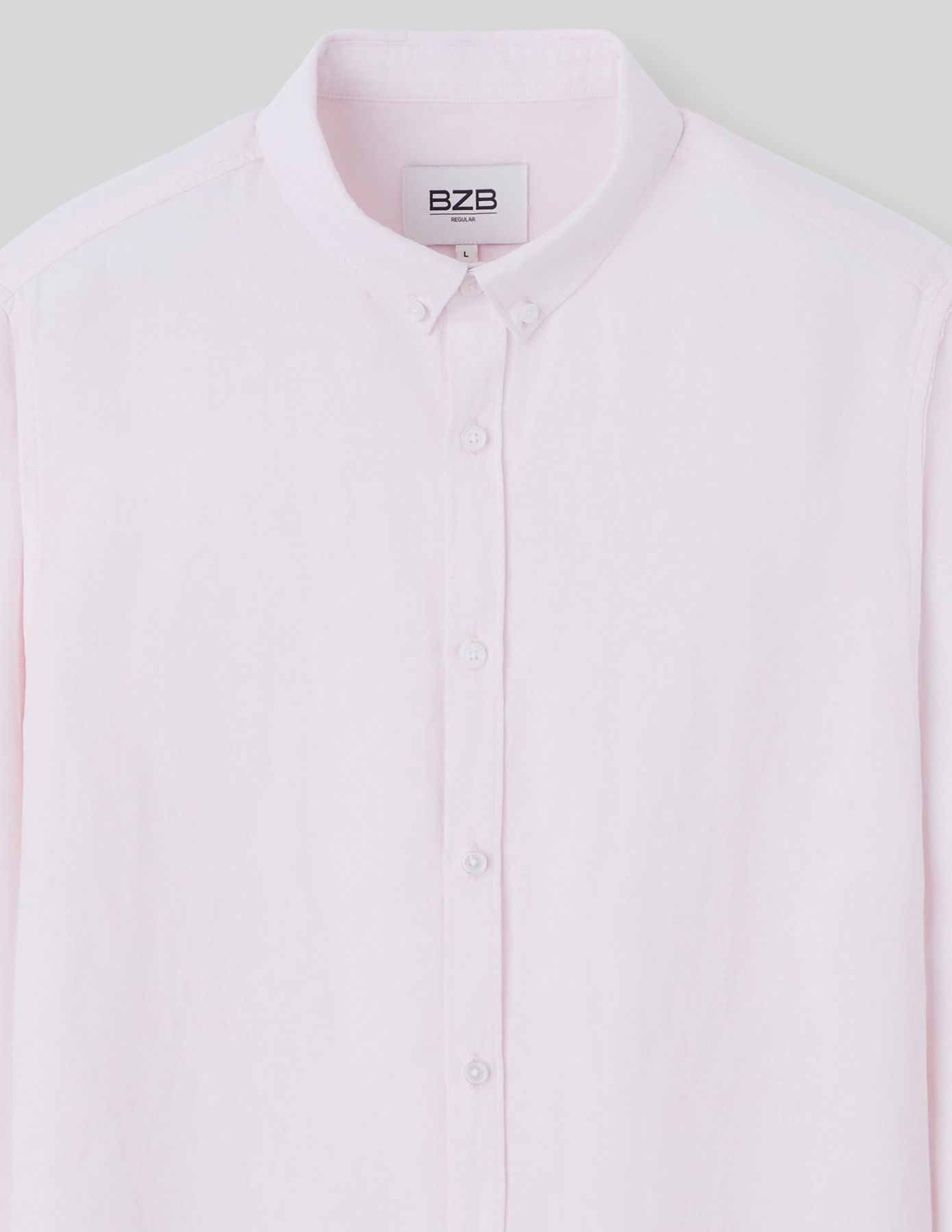 Chemise coton lin unie