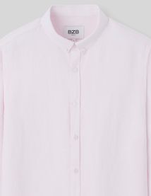 Chemise coton lin unie
