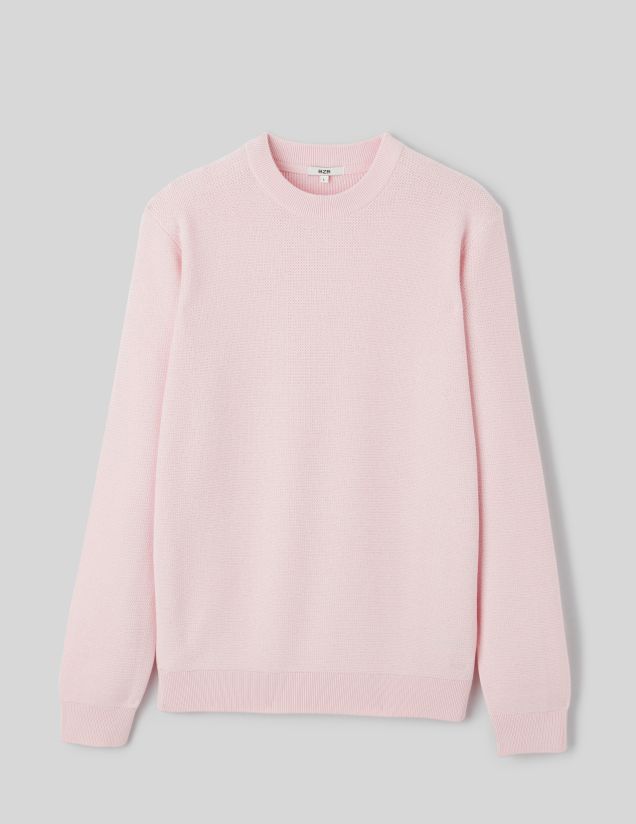 Pull matière fantaisie