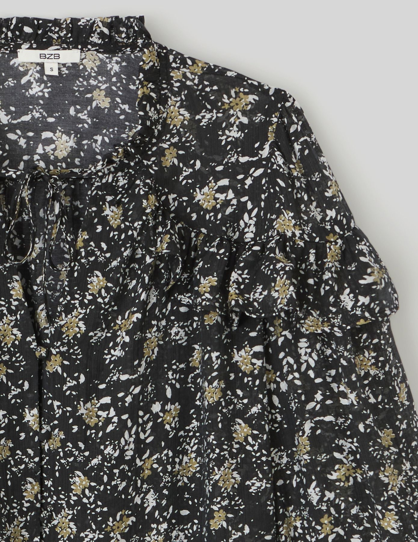 Blouse en voile imprimée