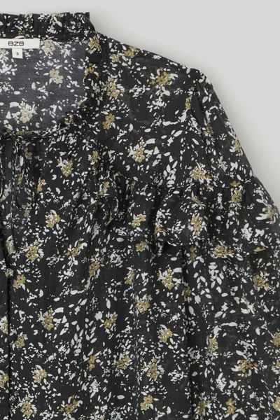Blouse en voile imprimée