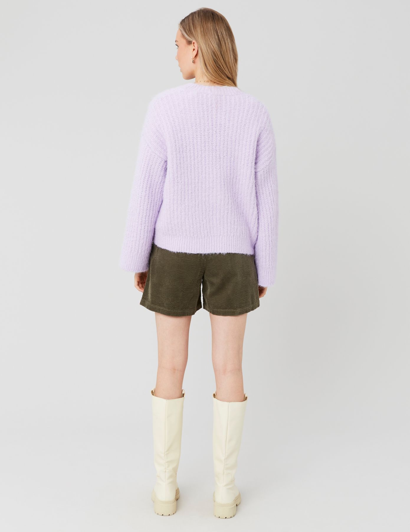 Gilet boutonné maille perlée