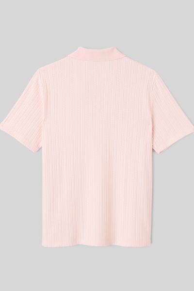 Polo matière fantaisie