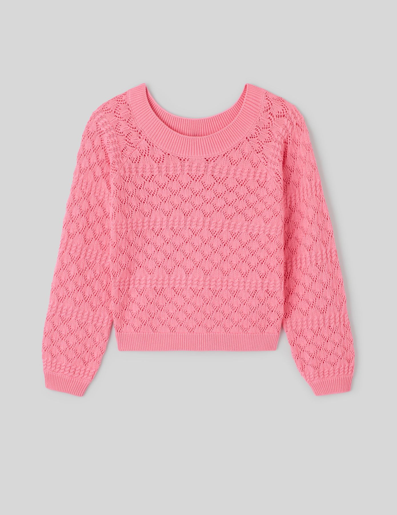 Pull en coton ajouré