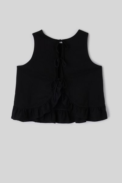 Top avec n&oelig;uds au dos