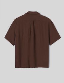 Chemise manches courtes gaze de coton