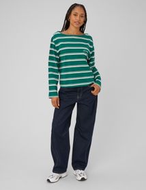 T-shirt ray&eacute; manches longues