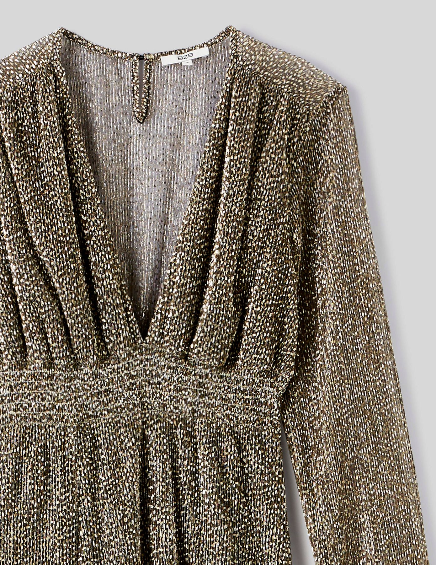 Robe longue pliss&eacute;e