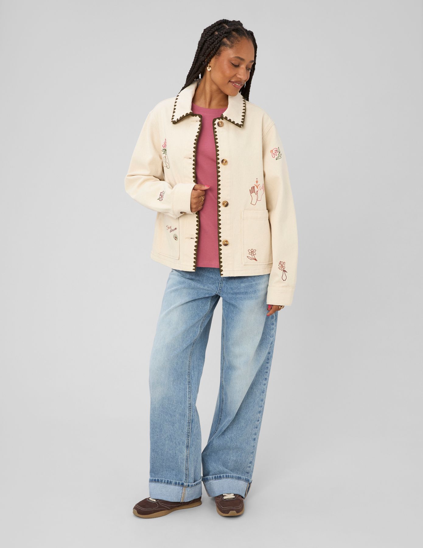 Veste brod&eacute;e