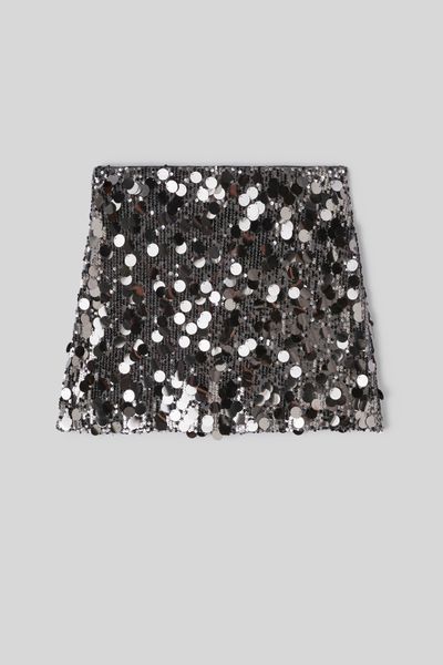 Jupe courte sequins