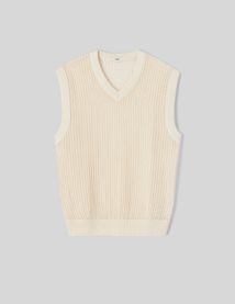 Pull uni sans manches