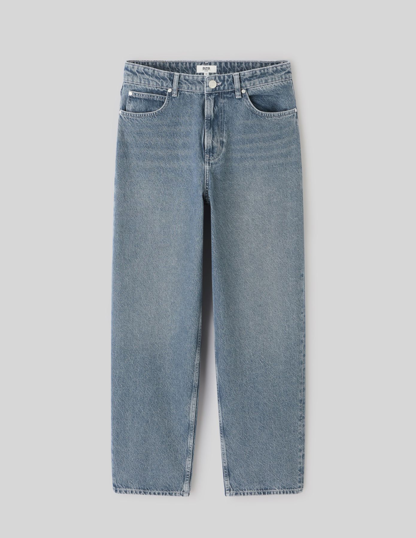 Pantalon jean loose bluegrey