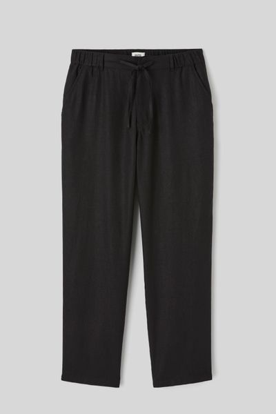 Pantalon de ville fluide viscose lin