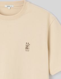 T-shirt imprim&eacute; poitrine