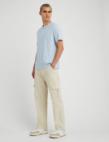 T-shirt rayures baseball
