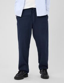 Pantalon de ville fluide viscose lin