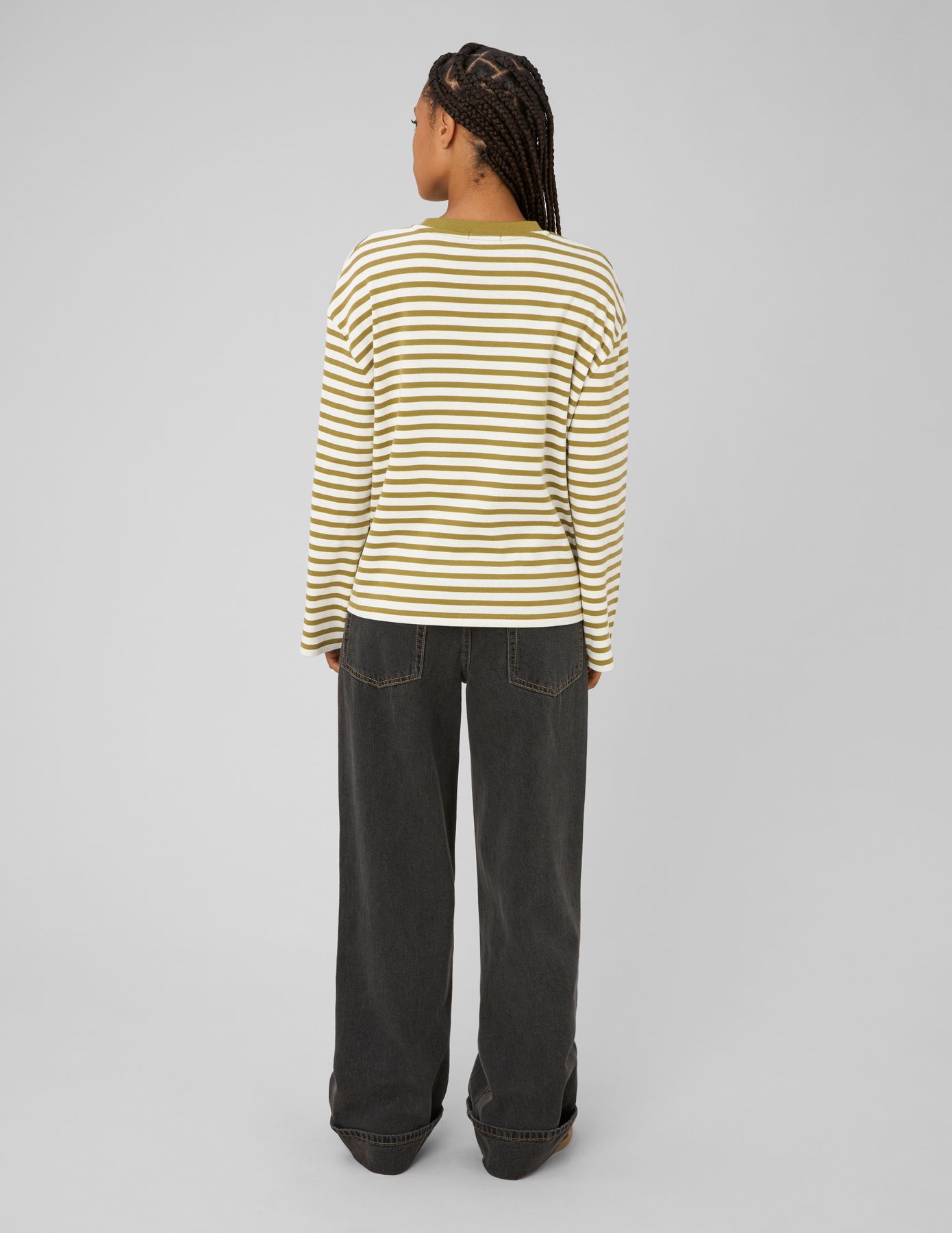 T-shirt manches longues ray&eacute;