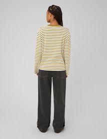 T-shirt manches longues ray&eacute;