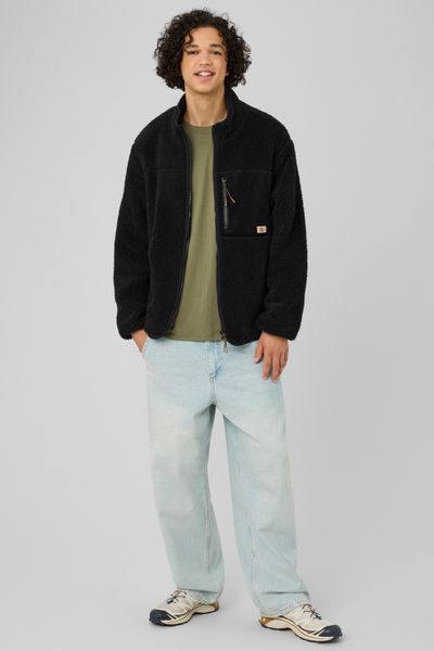 Veste zipp&eacute;e sherpa