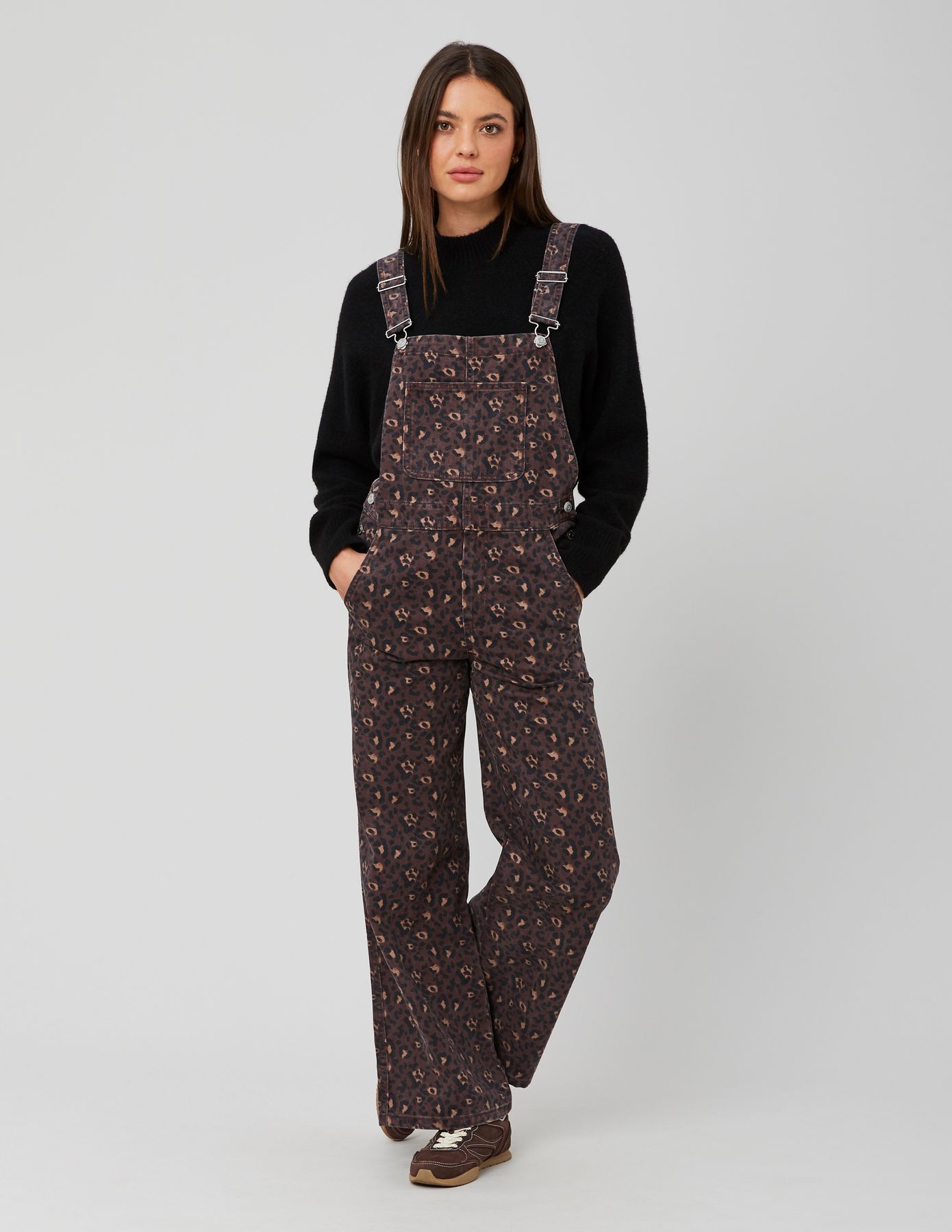 Salopette léopard