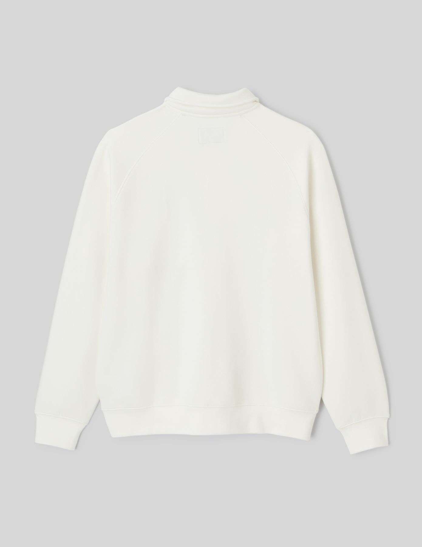 Sweat col polo zippé