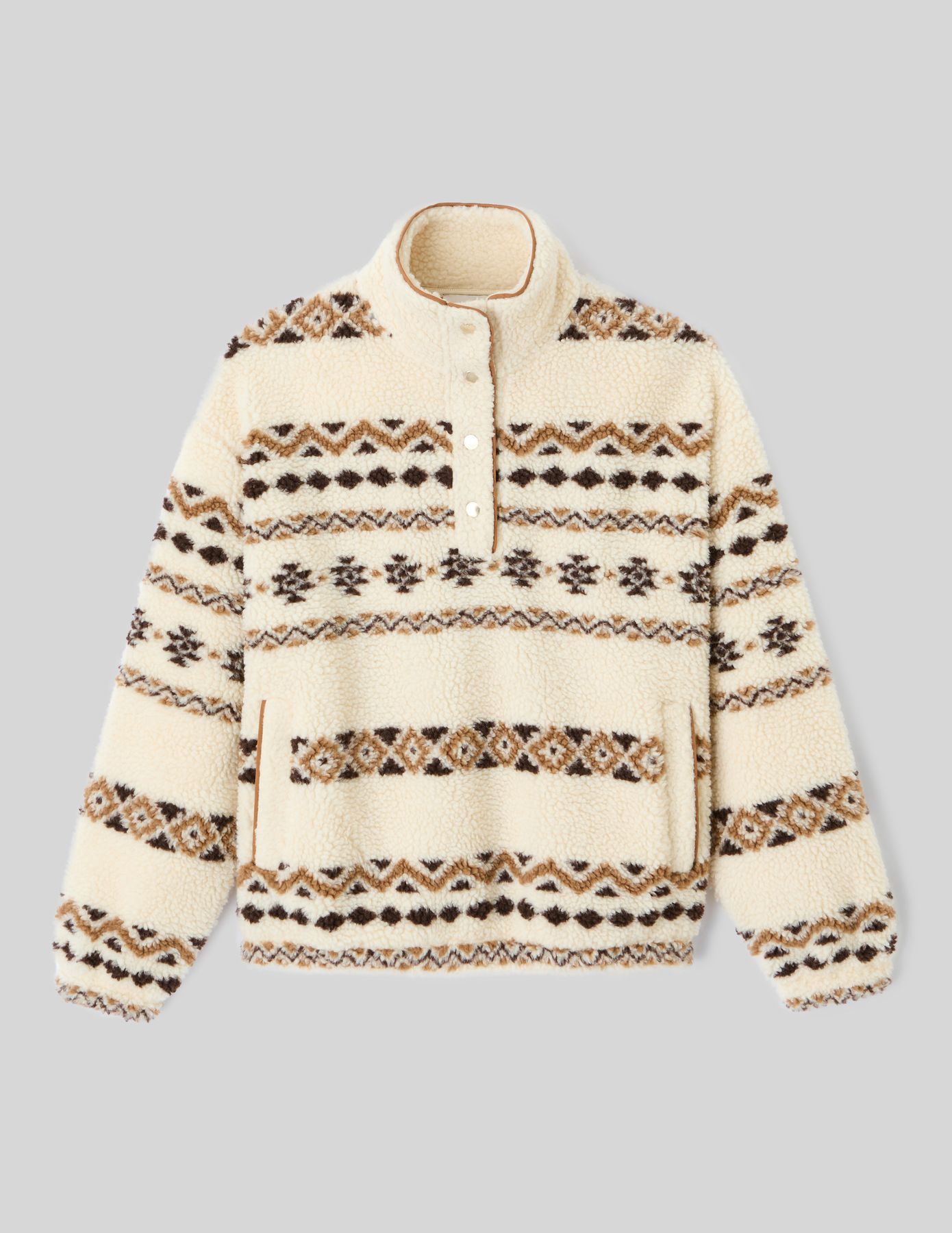 Sweat sherpa imprimé