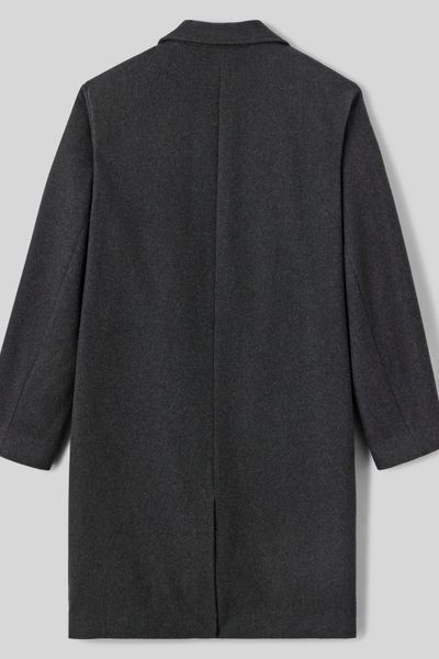 Manteau long en laine