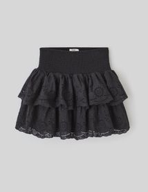 Jupe courte broderie anglaise