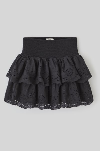 Jupe courte broderie anglaise