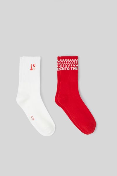 Lot de 2 paires de chaussettes