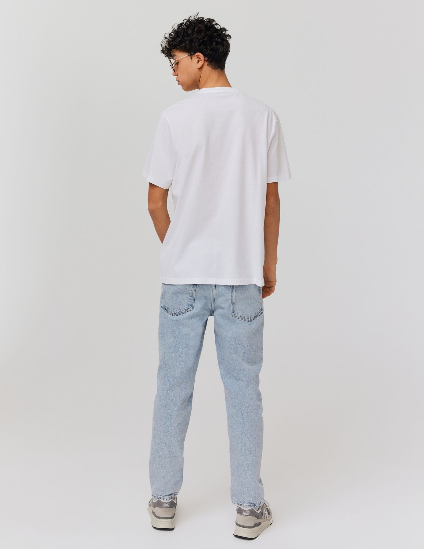 Jean relaxed bleach