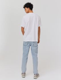 Jean relaxed bleach