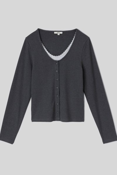 T-shirt manches longues superpos&eacute;