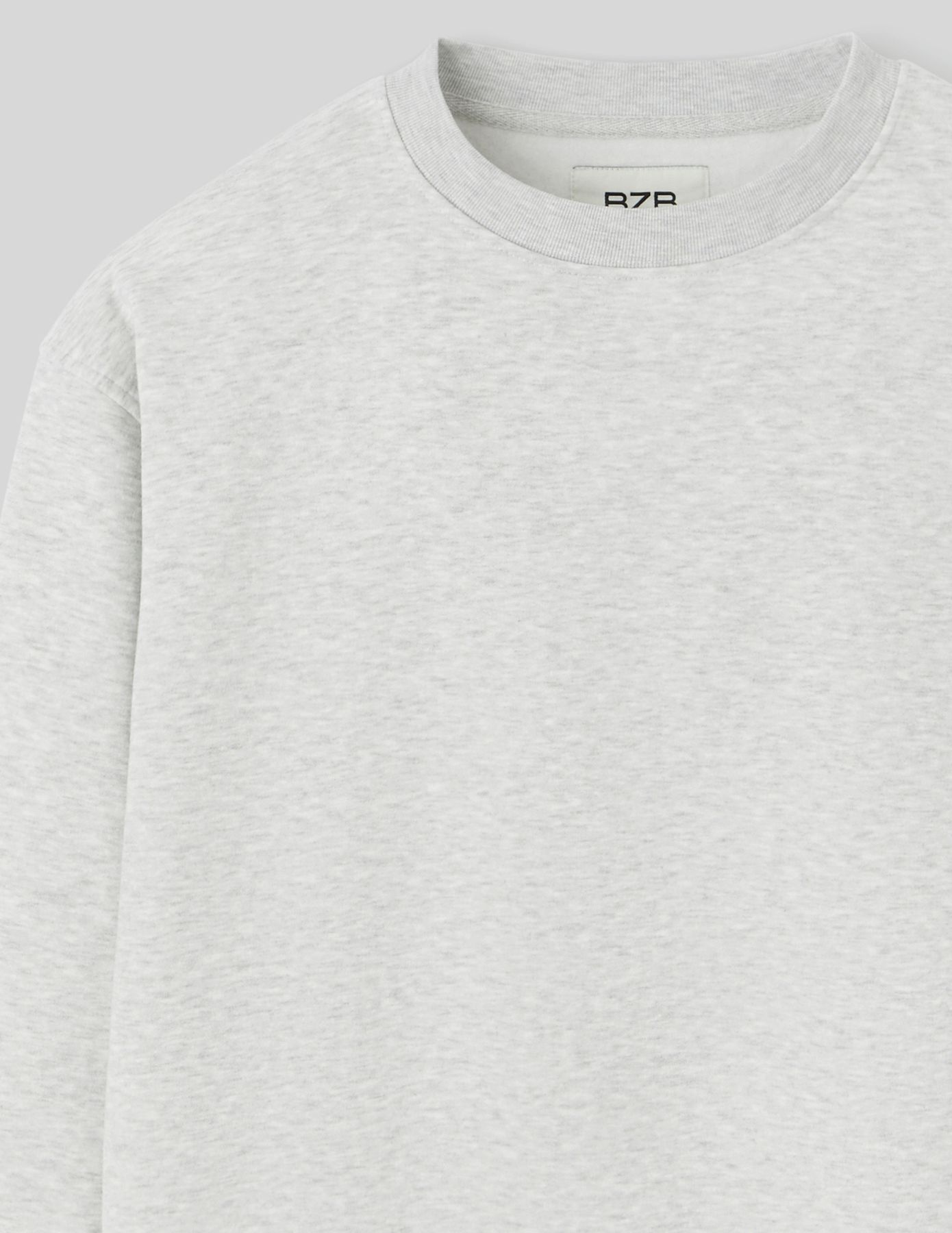 Sweat col rond uni