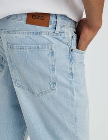 Jean relaxed bleach