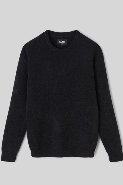 Pull chenille col rond