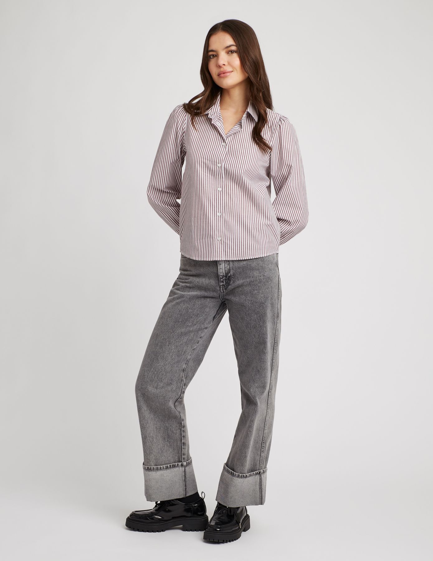 Chemise oxford rayé