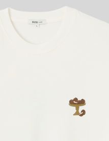 T-shirt imprim&eacute; devant dos