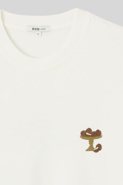 T-shirt imprim&eacute; devant dos