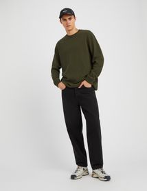 T-shirt gaufr&eacute; manches longues