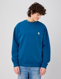 Sweat broderie poitrine