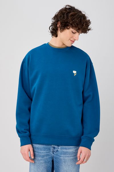 Sweat broderie poitrine