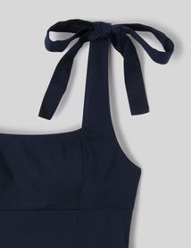 Robe courte &agrave; pois
