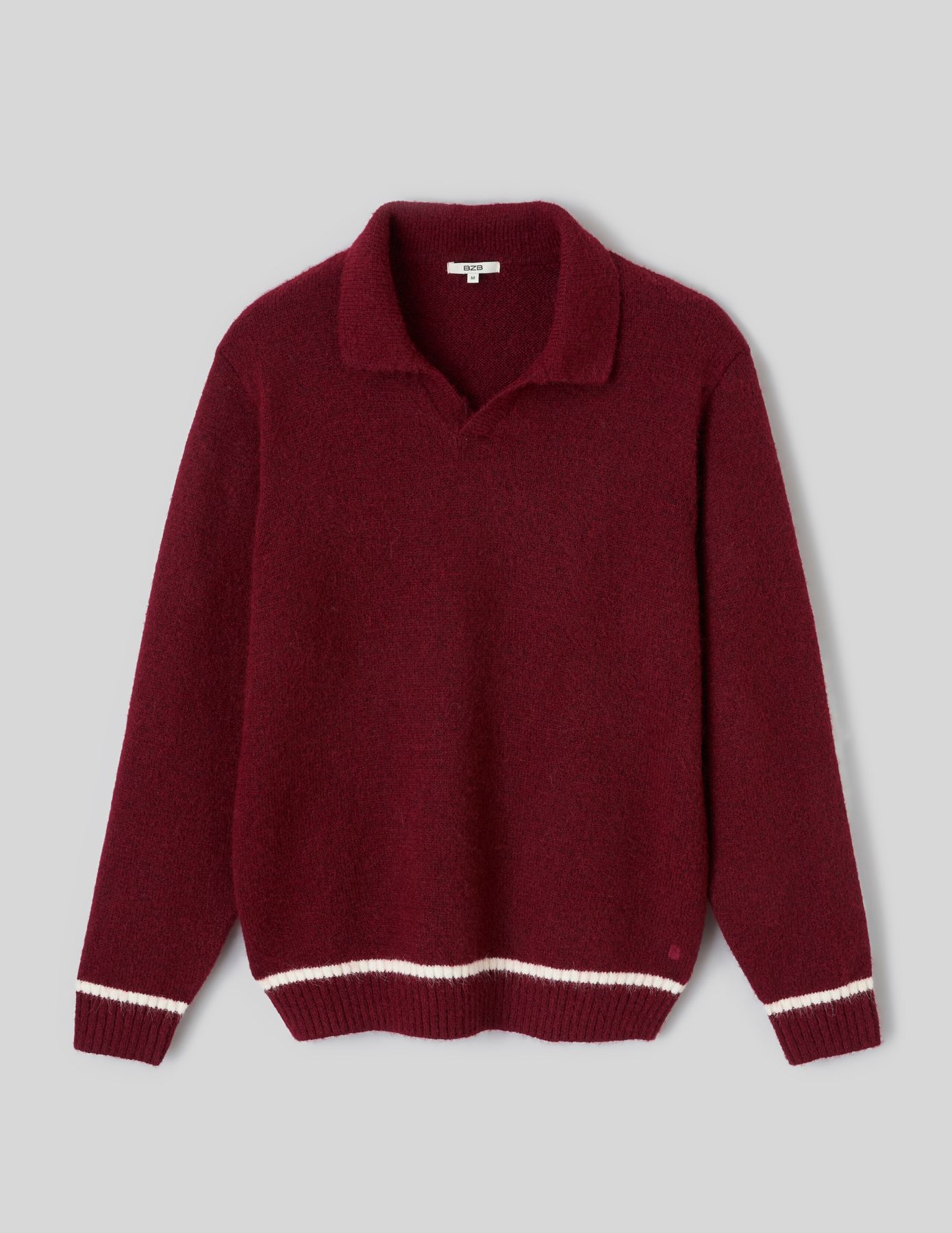 Pull col polo liseret