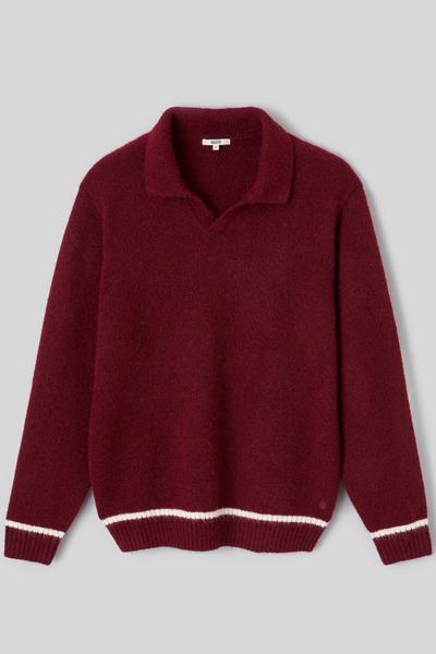 Pull col polo liseret
